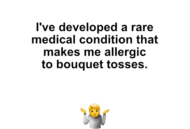 Food poisoning excuse